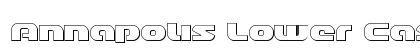 Annapolis Lower Case Outline Outline font free download