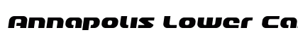Annapolis Lower Case Semi-Italic Semi-Italic font free download