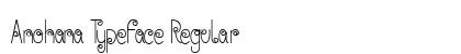 Anohana Typeface Regular font free download