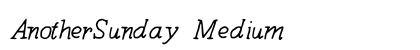 AnotherSunday Medium font free download