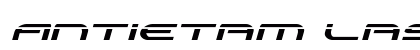 Antietam Laser Italic Italic font free download