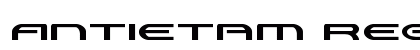 Antietam Regular font free download