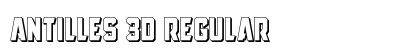 Antilles 3D Regular font free download
