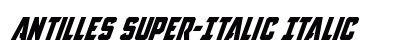 Antilles Super-Italic Italic font free download
