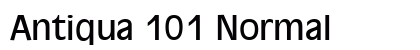 Antiqua 101 Normal font free download