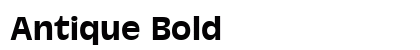 Antique Bold Preview