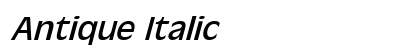 Antique Italic Preview