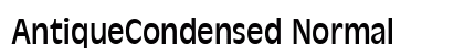 AntiqueCondensed Normal Preview