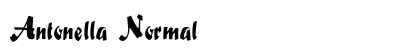 Antonella Normal font free download