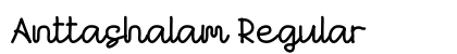 Anttashalam Regular font free download