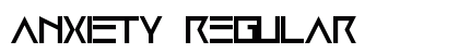 Anxiety Regular font free download