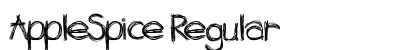 AppleSpice Regular font free download