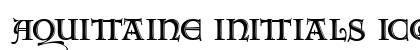 Aquitaine Initials ICG Alt Regular Font Preview