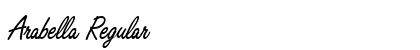 Arabella Regular Font Preview