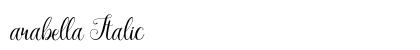 arabella Italic font free download