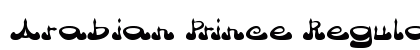 Arabian Prince Regular font free download
