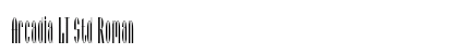 Arcadia LT Std Roman font free download
