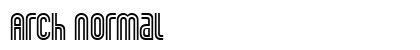 Arch Normal font free download