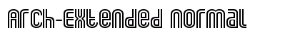 Arch-Extended Normal font free download