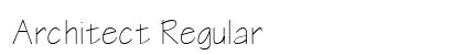Architect Regular font free download