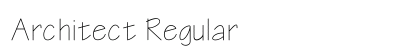 Architect Regular Preview