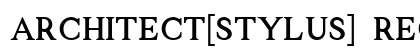 Architect[Stylus] Regular Preview
