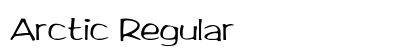Arctic Regular font free download