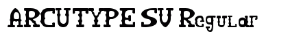 ARCUTYPE SV Regular font free download