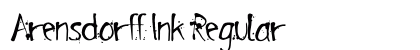 Arensdorff Ink Regular font free download