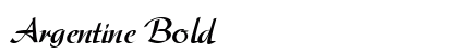 Argentine Bold font free download