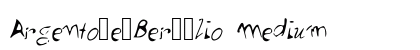 Argento_e_Ber__lio Medium font free download