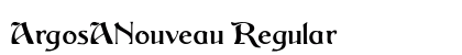 ArgosANouveau Regular font free download