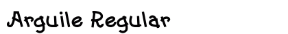 Arguile Regular preview Arguile Regular preview