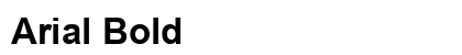 Arial Bold font free download