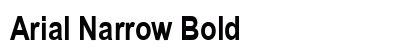 Arial Narrow Bold font free download