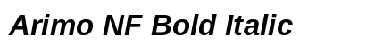 Arimo NF Bold Italic font free download