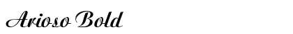 Arioso Bold Preview
