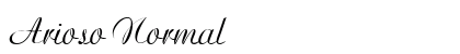 Arioso Normal font free download