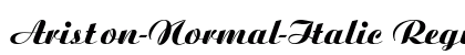 Ariston-Normal-Italic Regular Preview