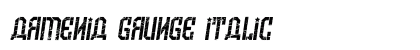 Armenia Grunge Italic font free download