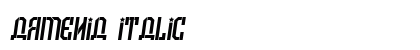 Armenia Italic Font Preview