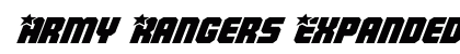 Army Rangers Expanded Italic Expanded Italic