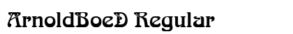 ArnoldBoeD Regular font free download