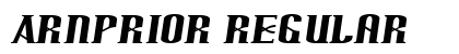 Arnprior Regular font free download
