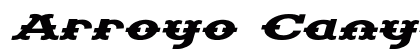 Arroyo Canyon Expanded Italic font free download
