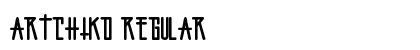 artchiko Regular font free download