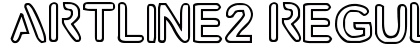 artline2 Regular Font Preview