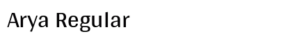 Arya Regular font free download