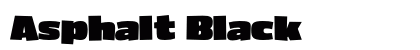 Asphalt Black font free download
