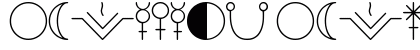 ASTOLOGY ASTROLOGICAL TFB Regular font free download